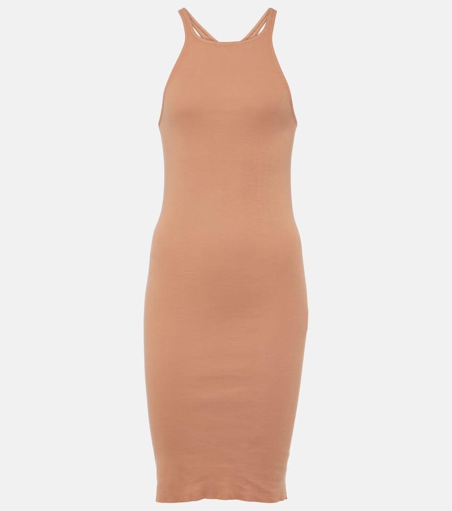 rick owens cotton minidress