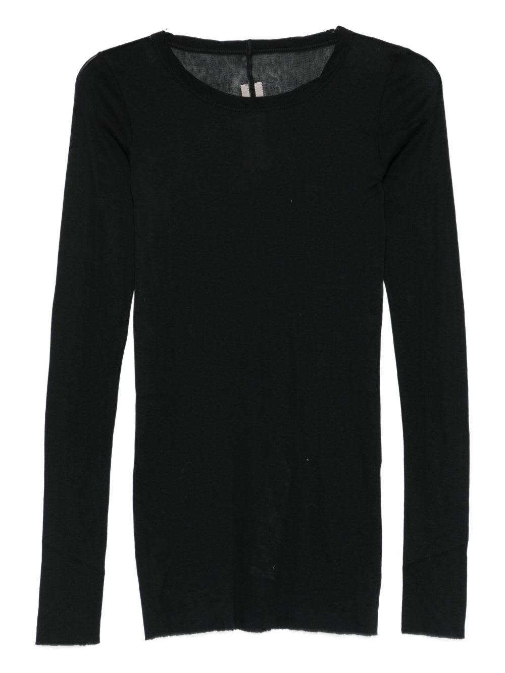 rick owens cotton semi-sheer t-shirt