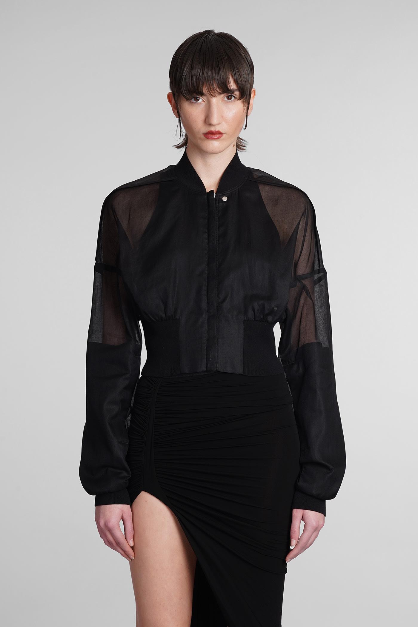 rick owens cropped jacket