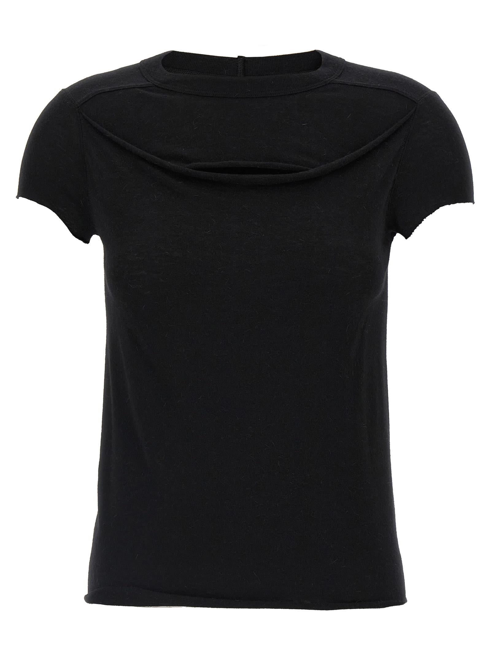 rick owens cropped level t t-shirt