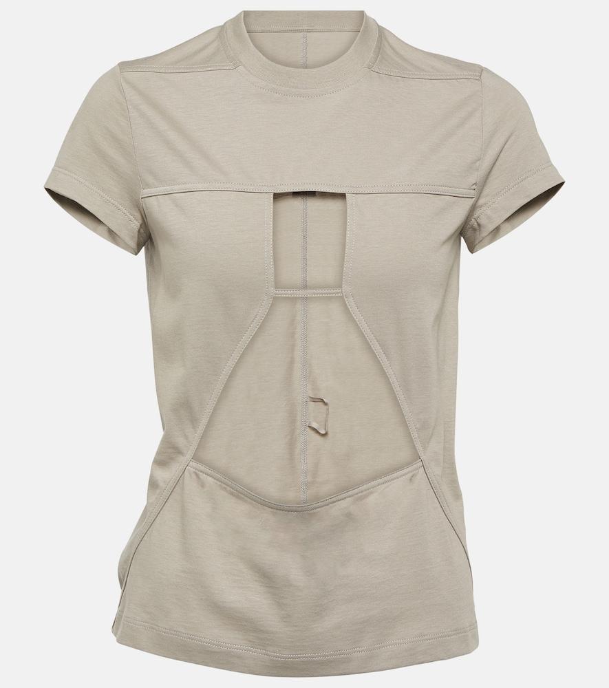 rick owens cutout cotton t