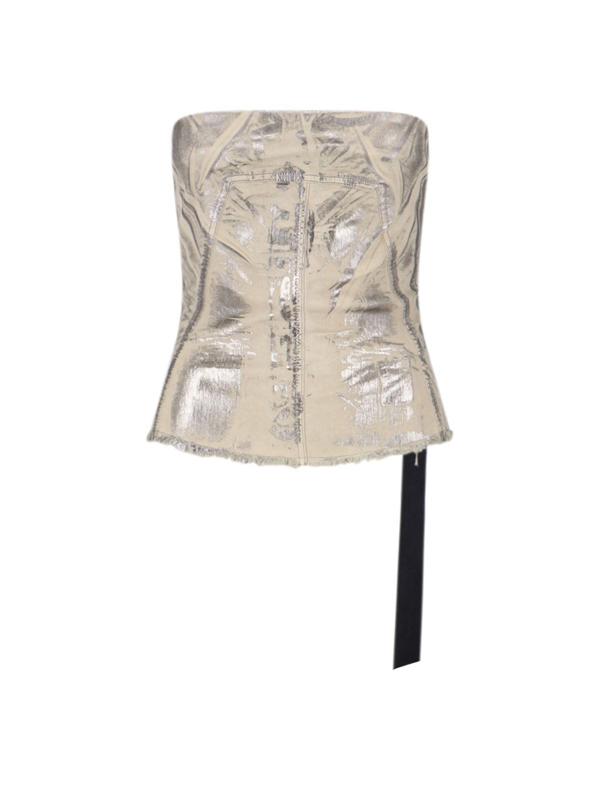 rick owens drkshdw bustier top