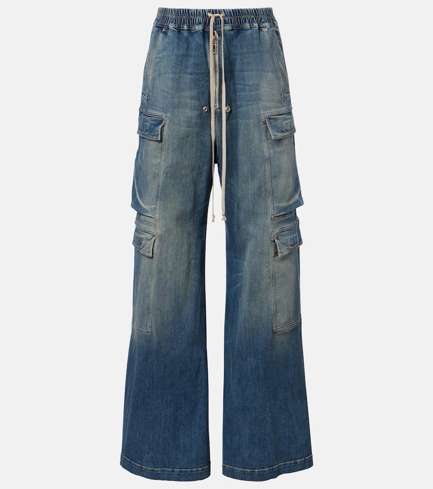 rick owens drkshdw jumbo belas cargo jeans