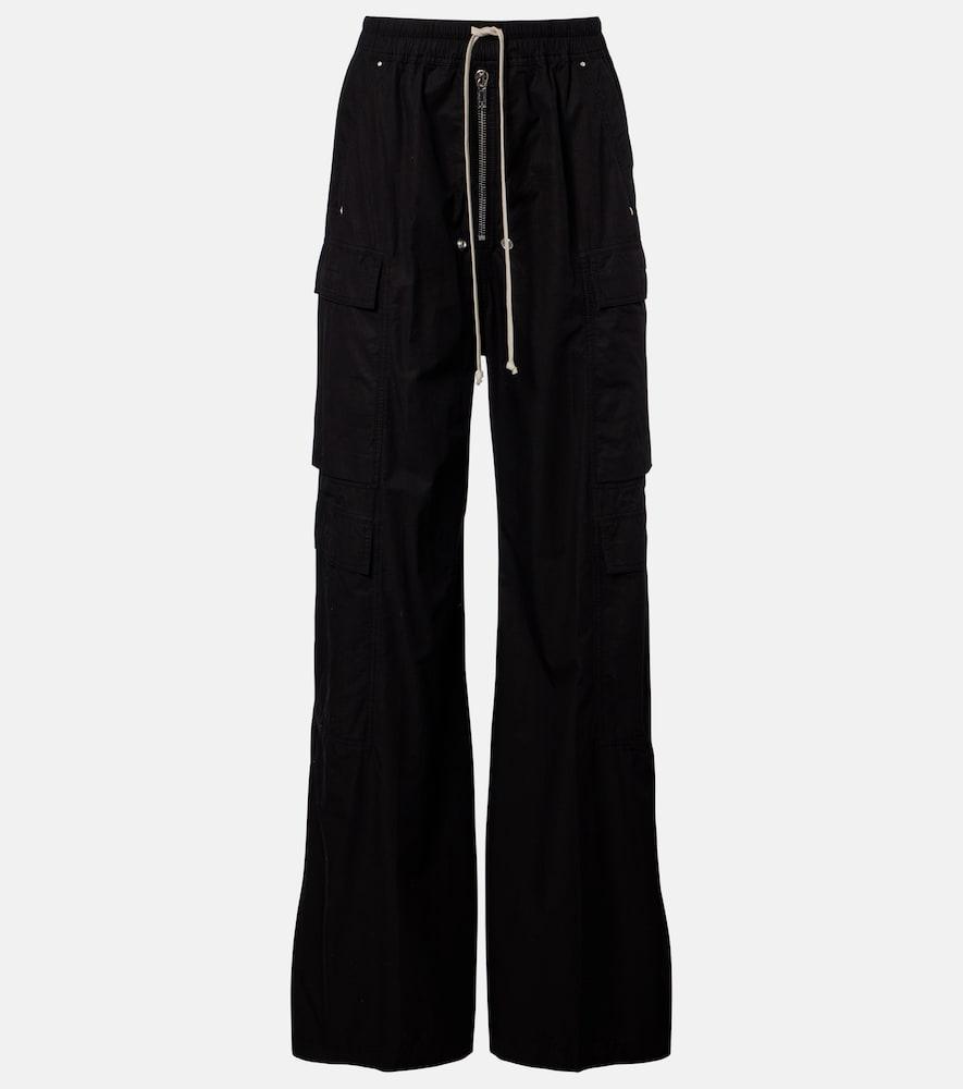 rick owens drkshdw jumbo belas cotton cargo pants