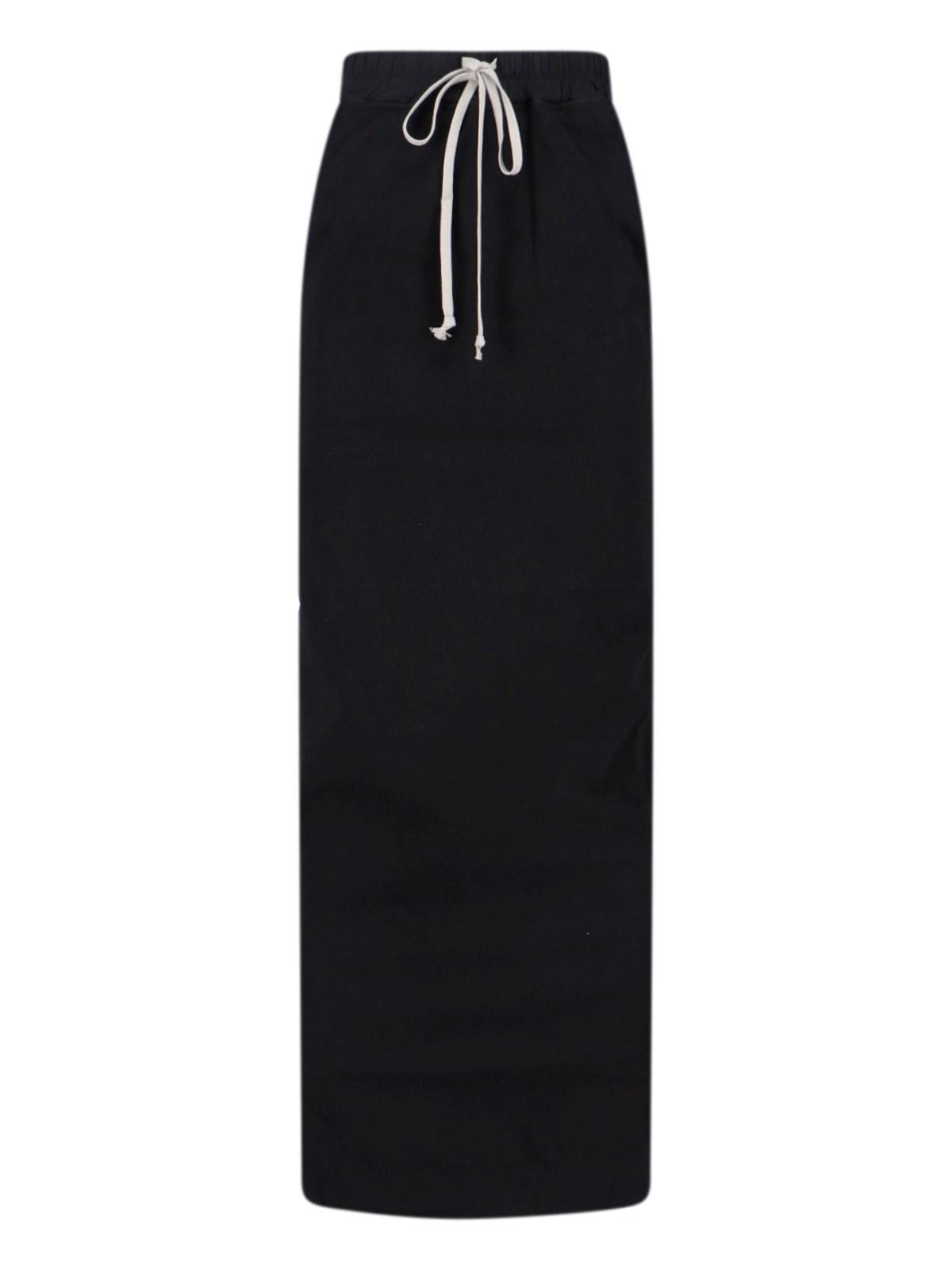 rick owens drkshdw maxi sheath skirt