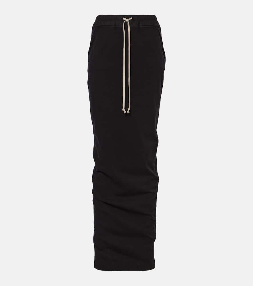 rick owens drkshdw pillar denim skirt