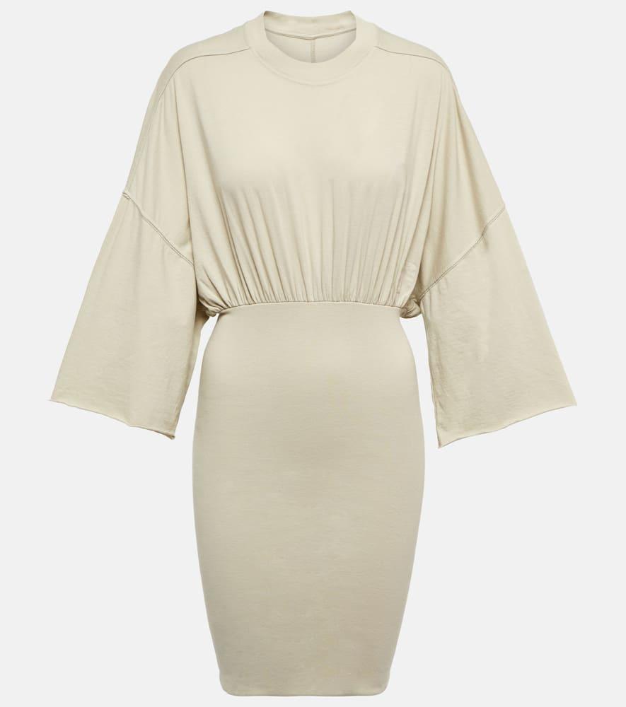 rick owens drkshdw tommy jersey minidress