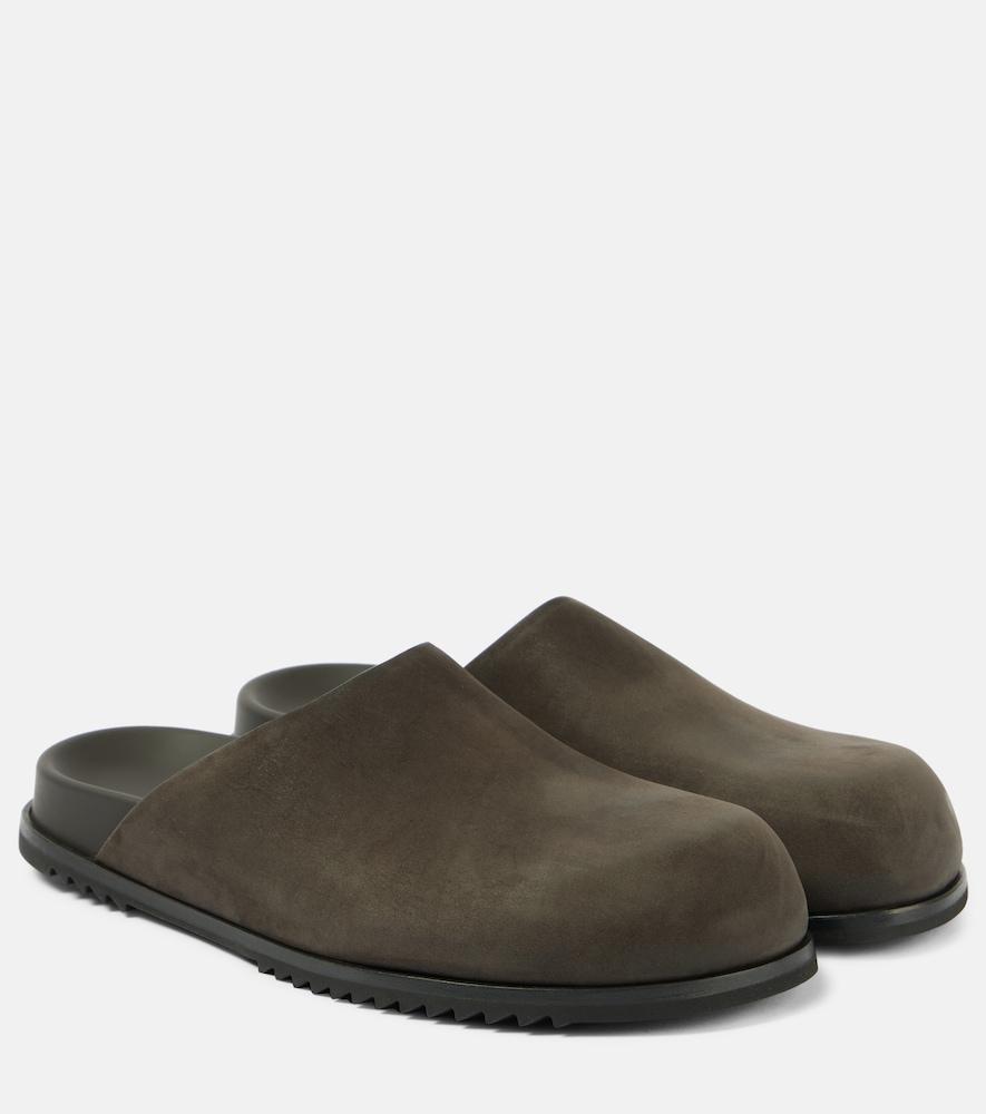 rick owens granola leather slides