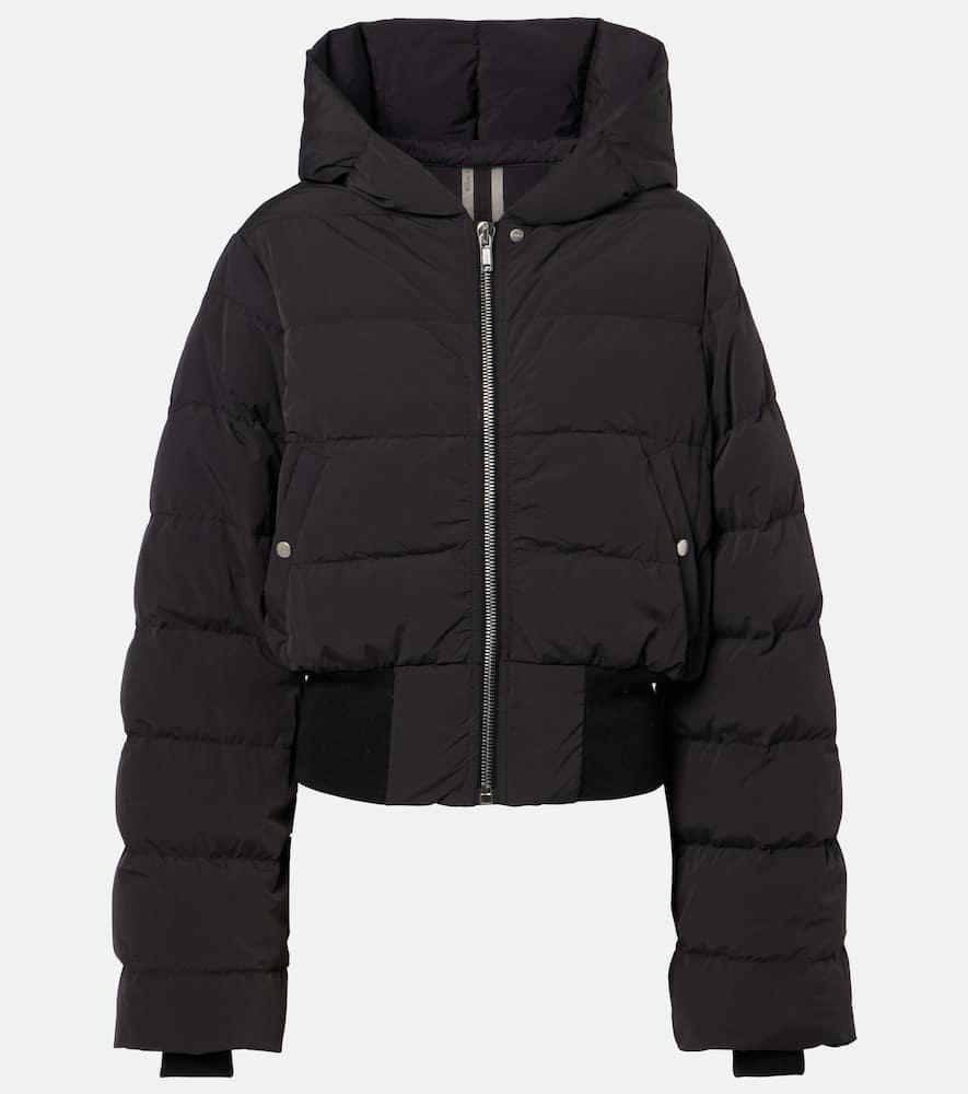 rick owens hooded down jacket