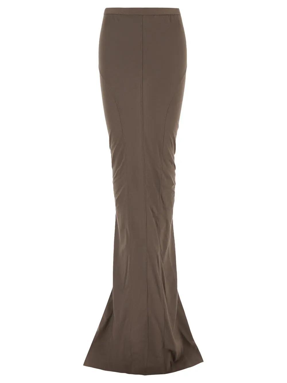 rick owens jersey lido skirt