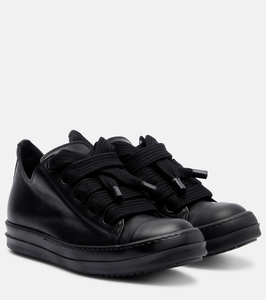 rick owens jumbolace leather sneakers