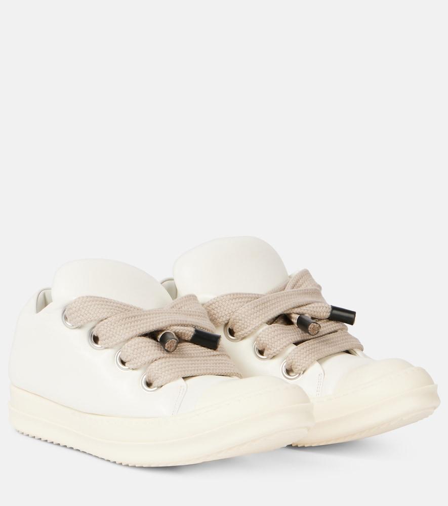 rick owens jumbolace leather sneakers