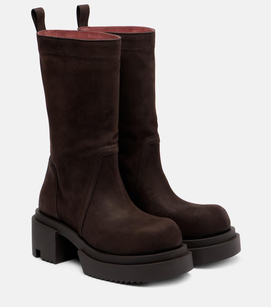 rick owens leather ankle boots