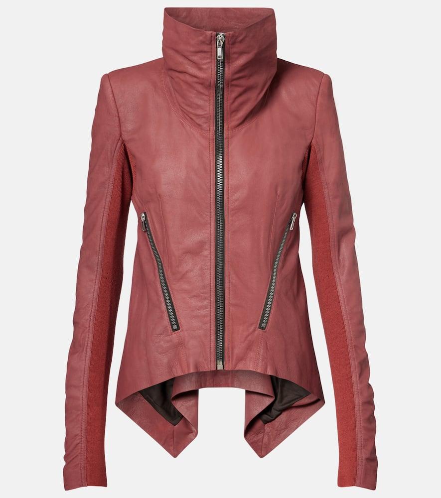 rick owens leather jacket