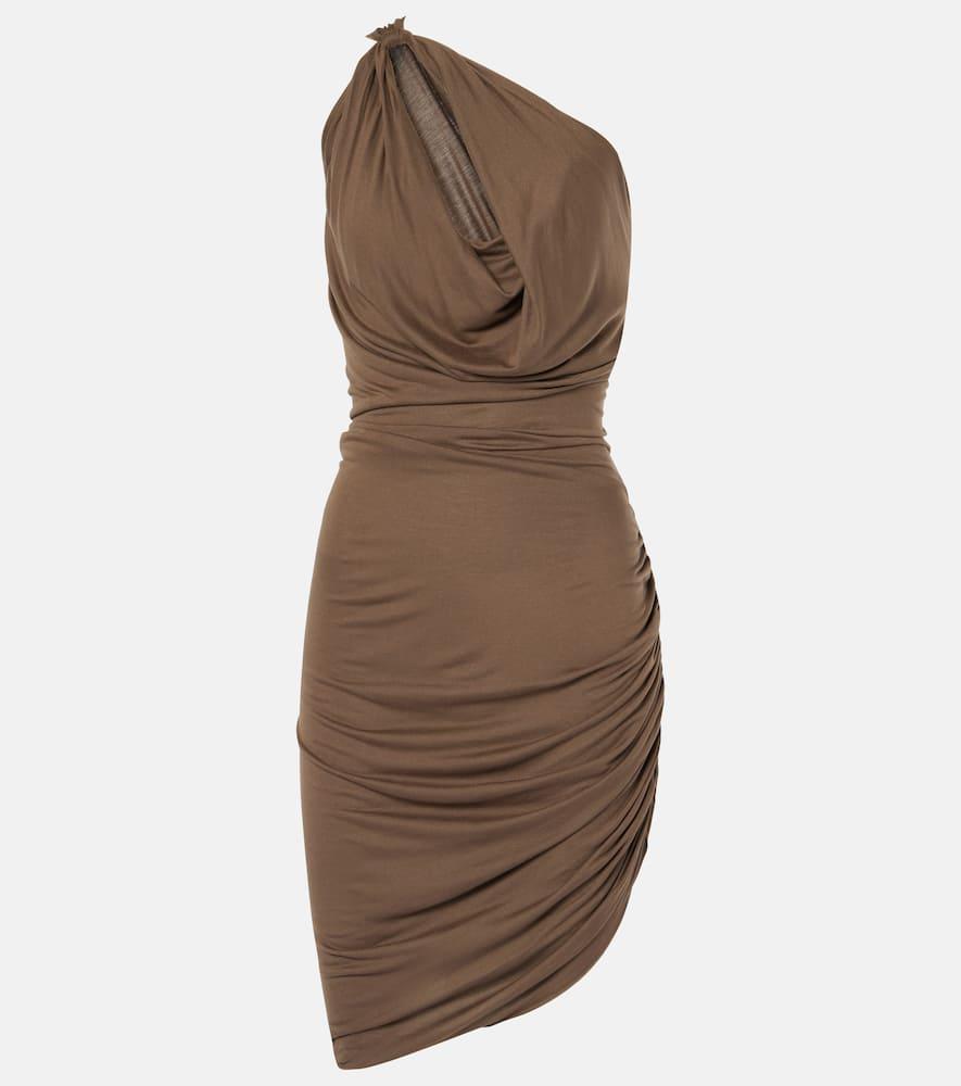 rick owens lilies aaliyah draped midi dress
