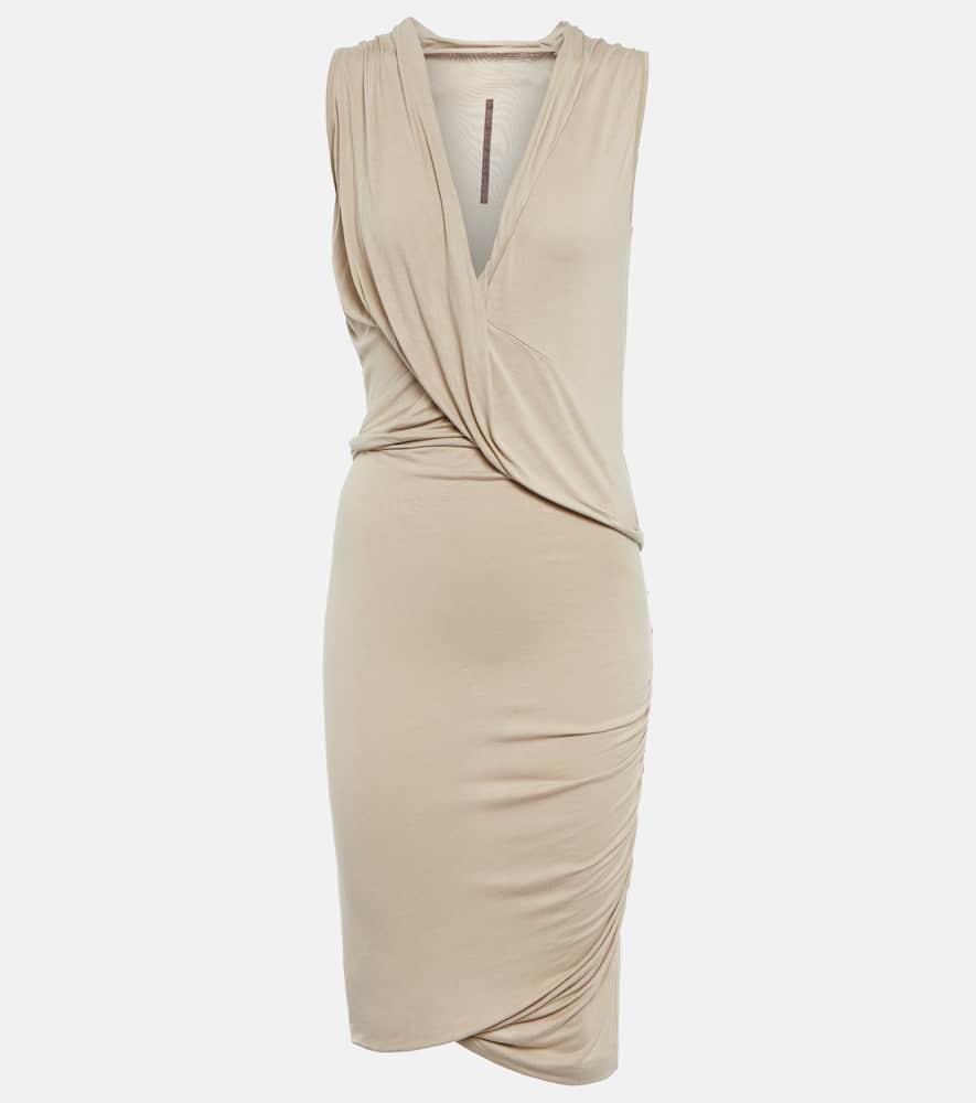 rick owens lilies ruched minidress