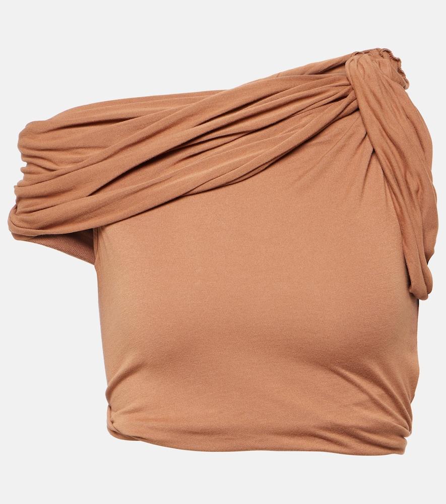 rick owens lilies sienna jersey crop top