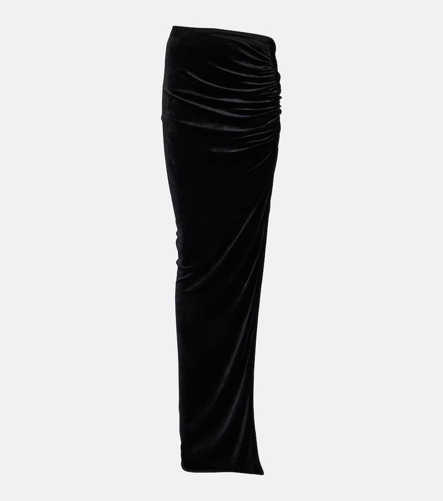 rick owens lilies svita jersey maxi skirt