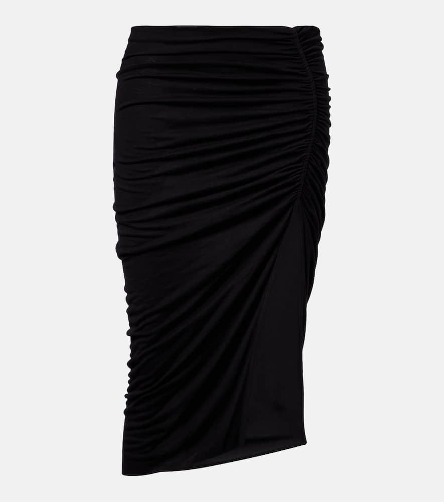 rick owens lilies svita midi skirt