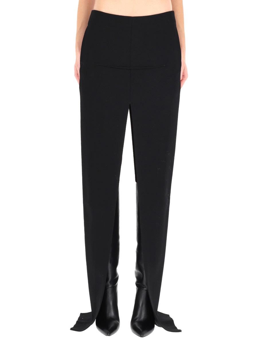 rick owens long skirt with center slits