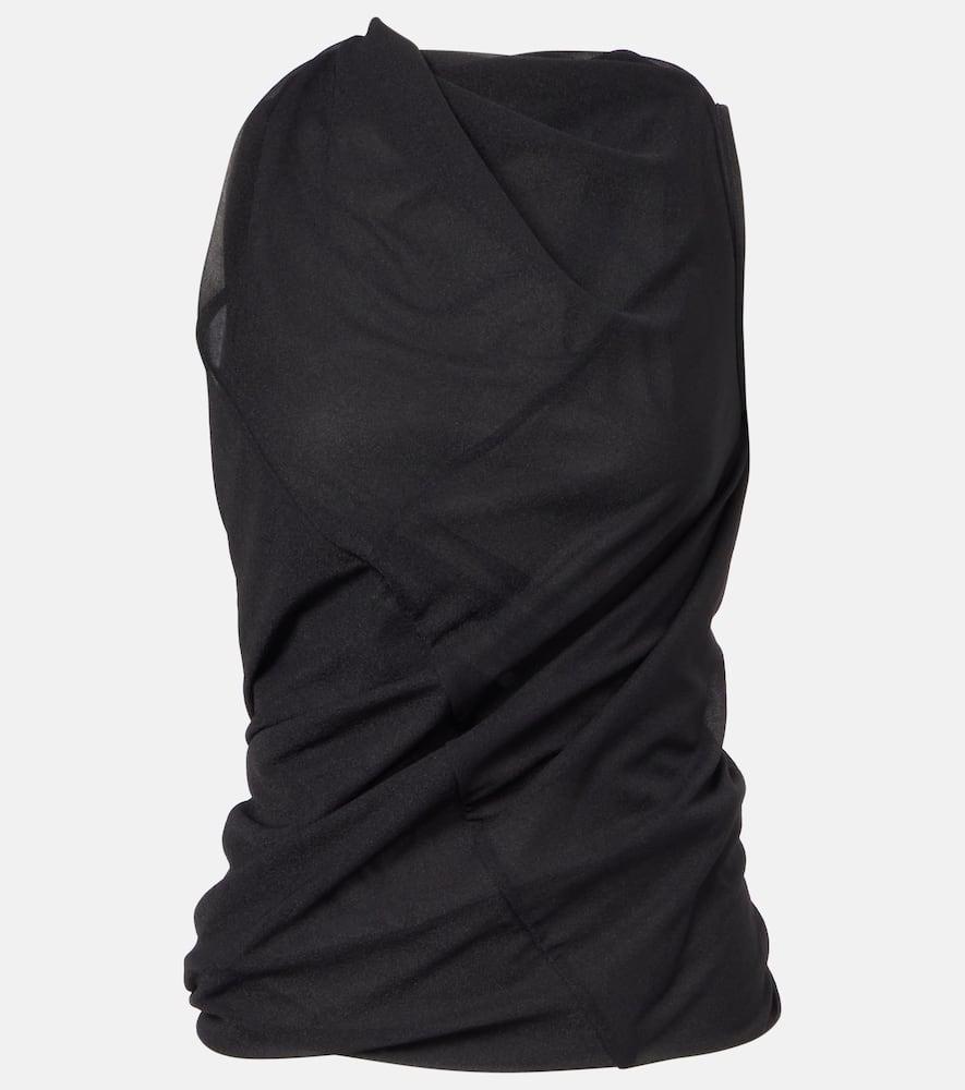 rick owens luna draped top