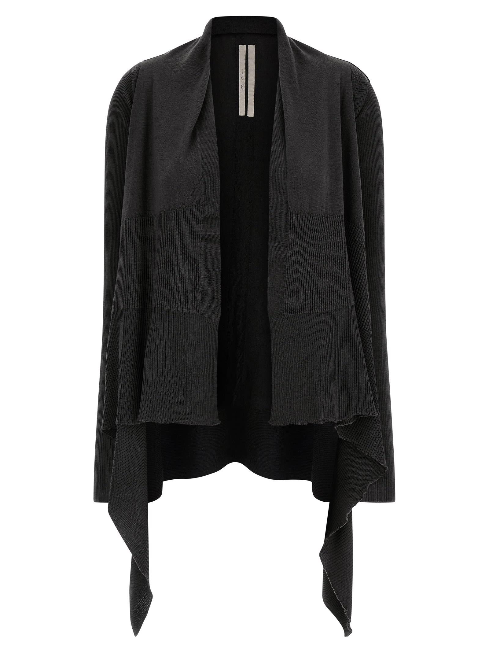 rick owens medium wrap cardigan