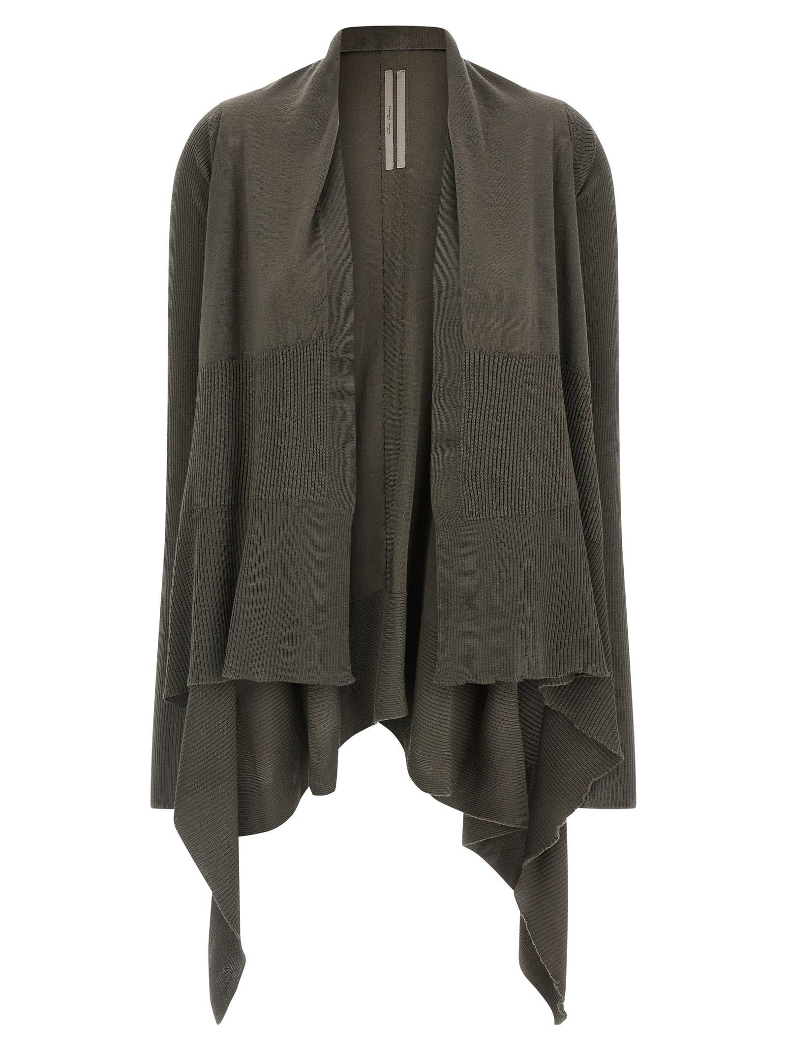 rick owens medium wrap cardigan