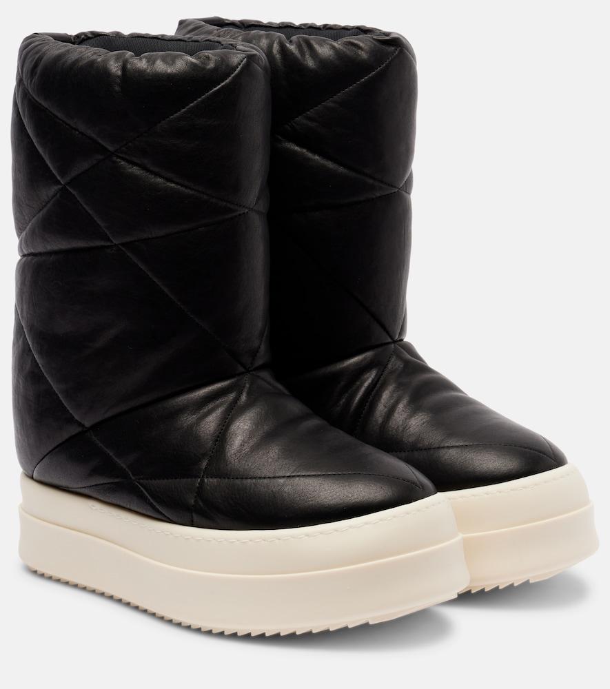 rick owens mega bumper lunar leather boots