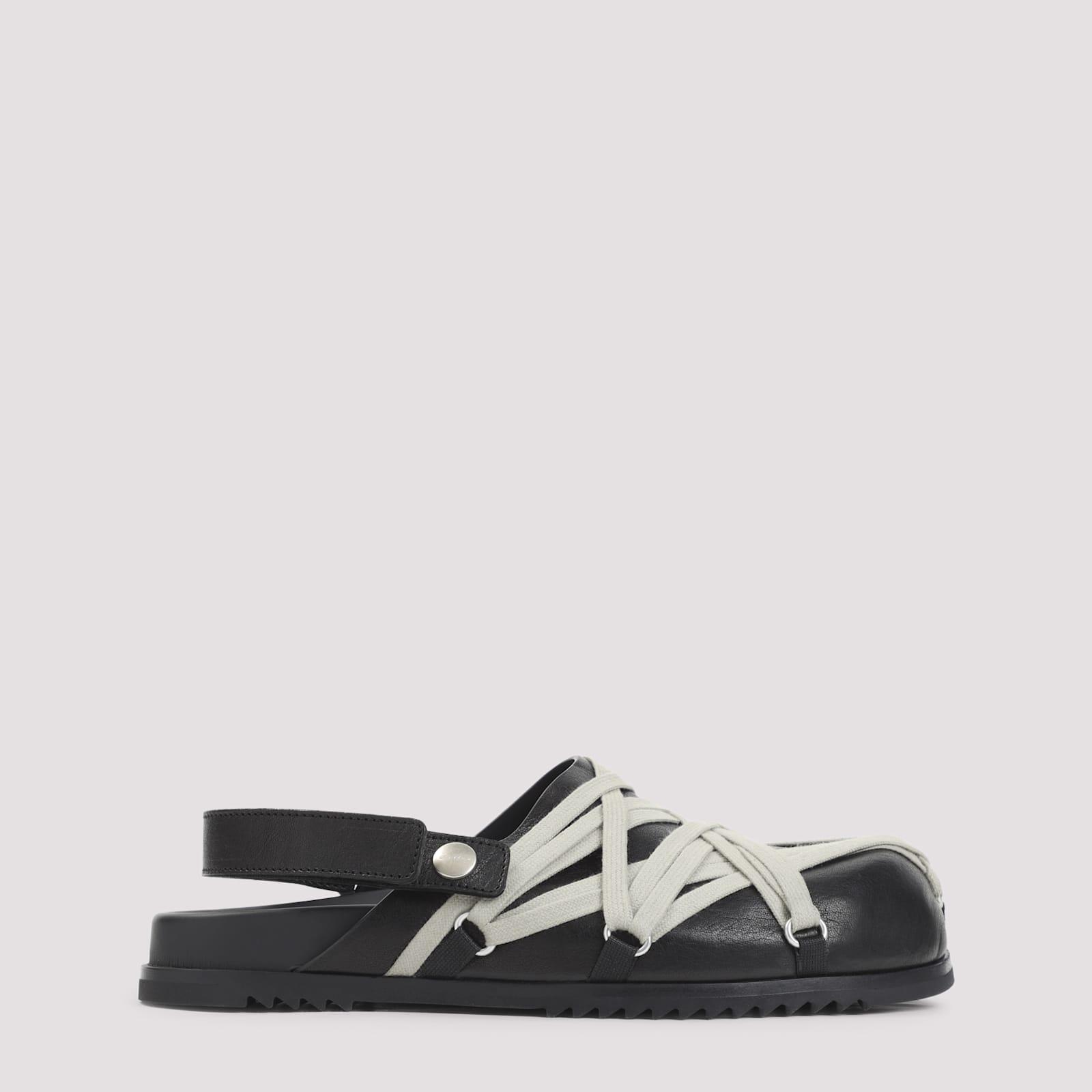 rick owens megalace granola mules