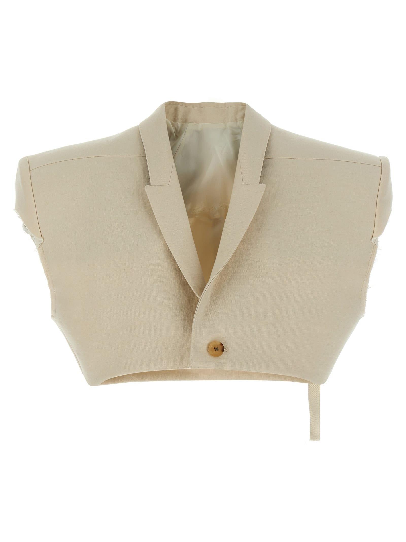 rick owens micro tatlin vest