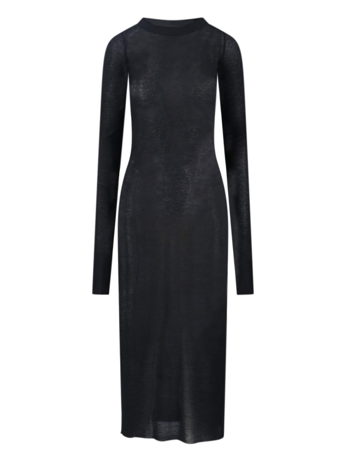 rick owens midi dress