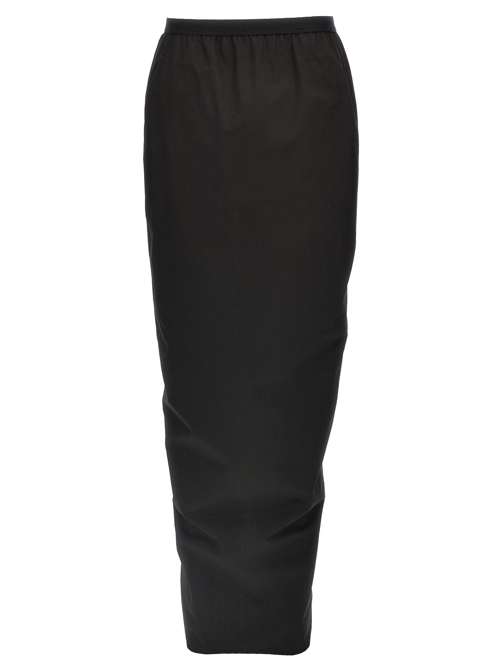rick owens pillar long skirt