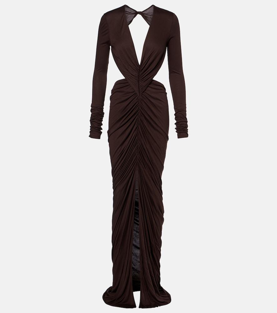 rick owens poppy ls ruched open