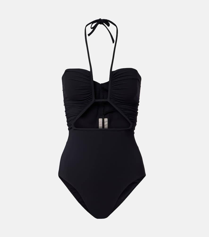 rick owens prong cutout swimsuit