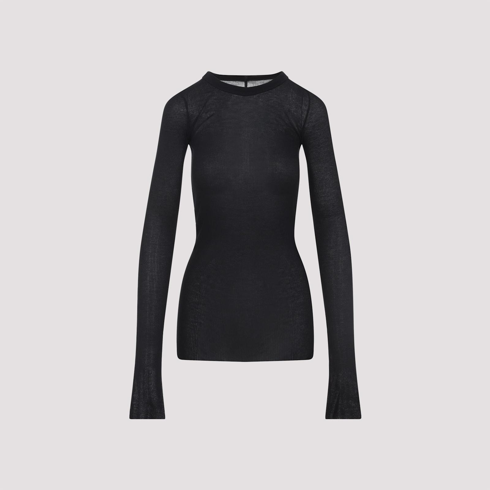 rick owens rib ls t-shirt