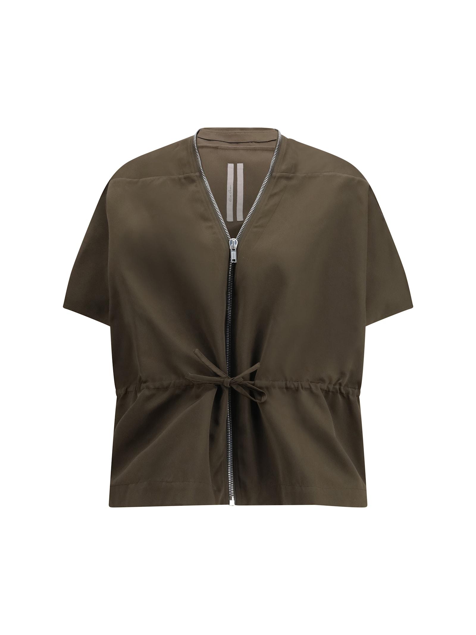 rick owens satin jacket