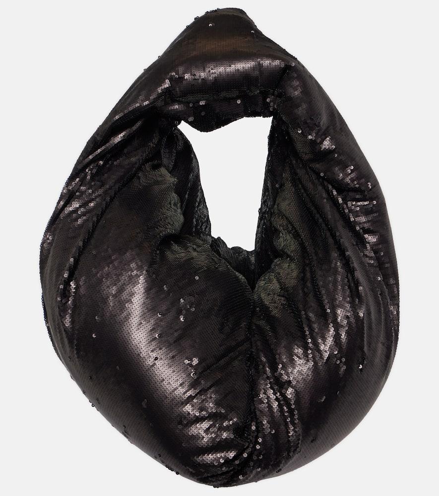 rick owens sequined down jacket