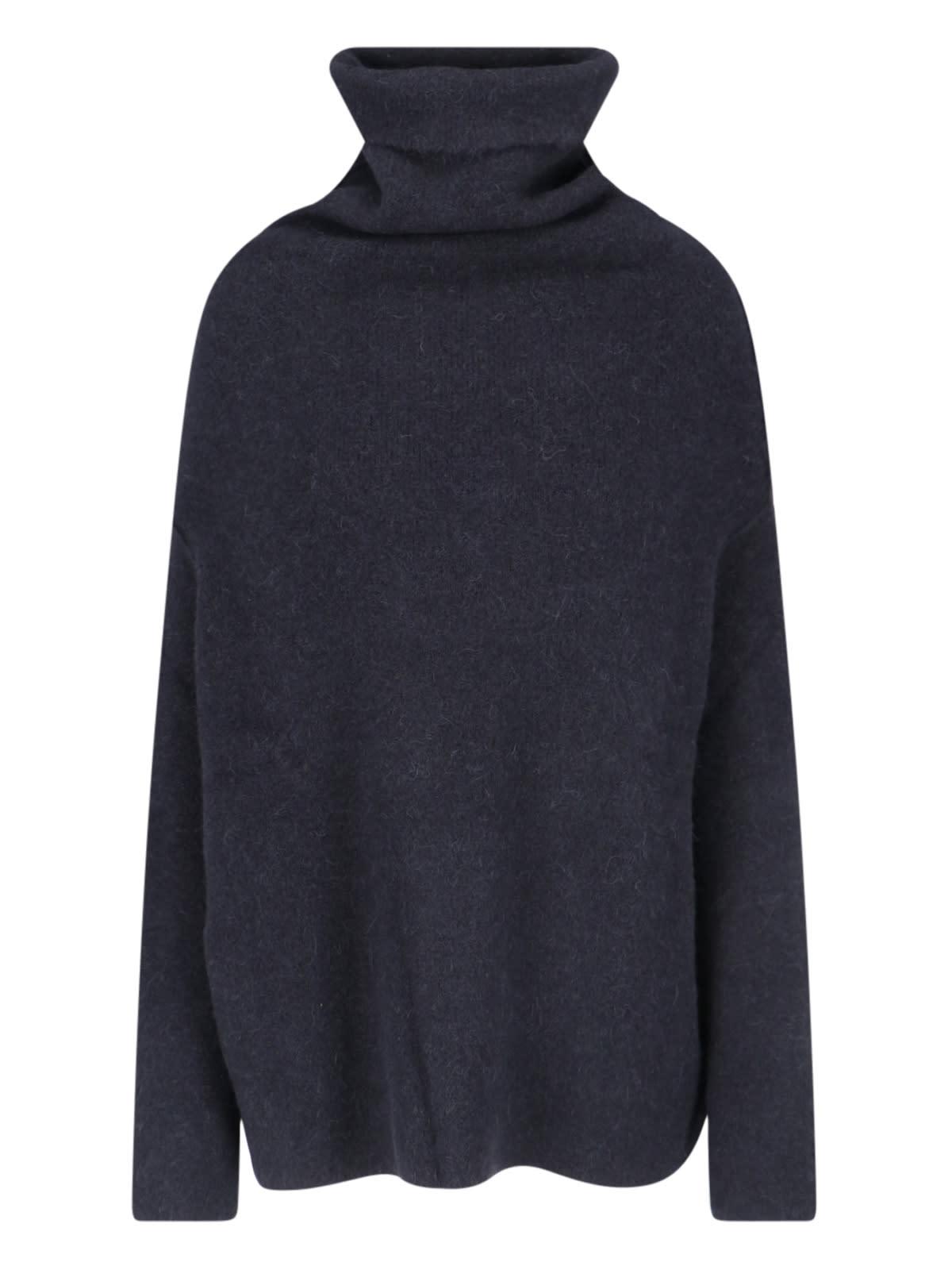 rick owens shroud high neck sweater