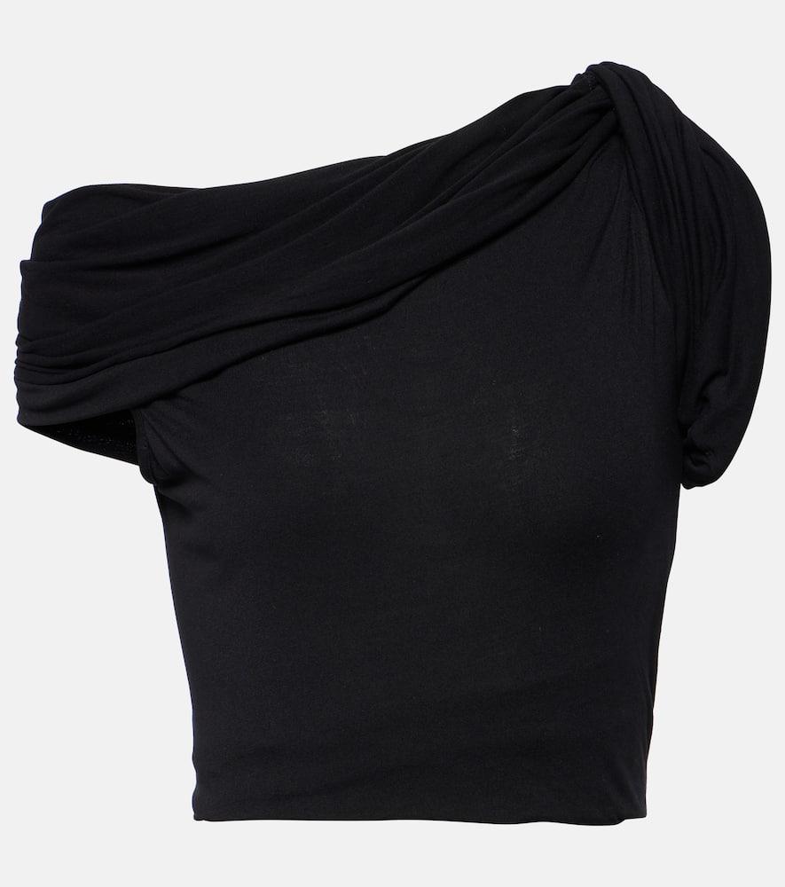 rick owens sienna jersey crop top