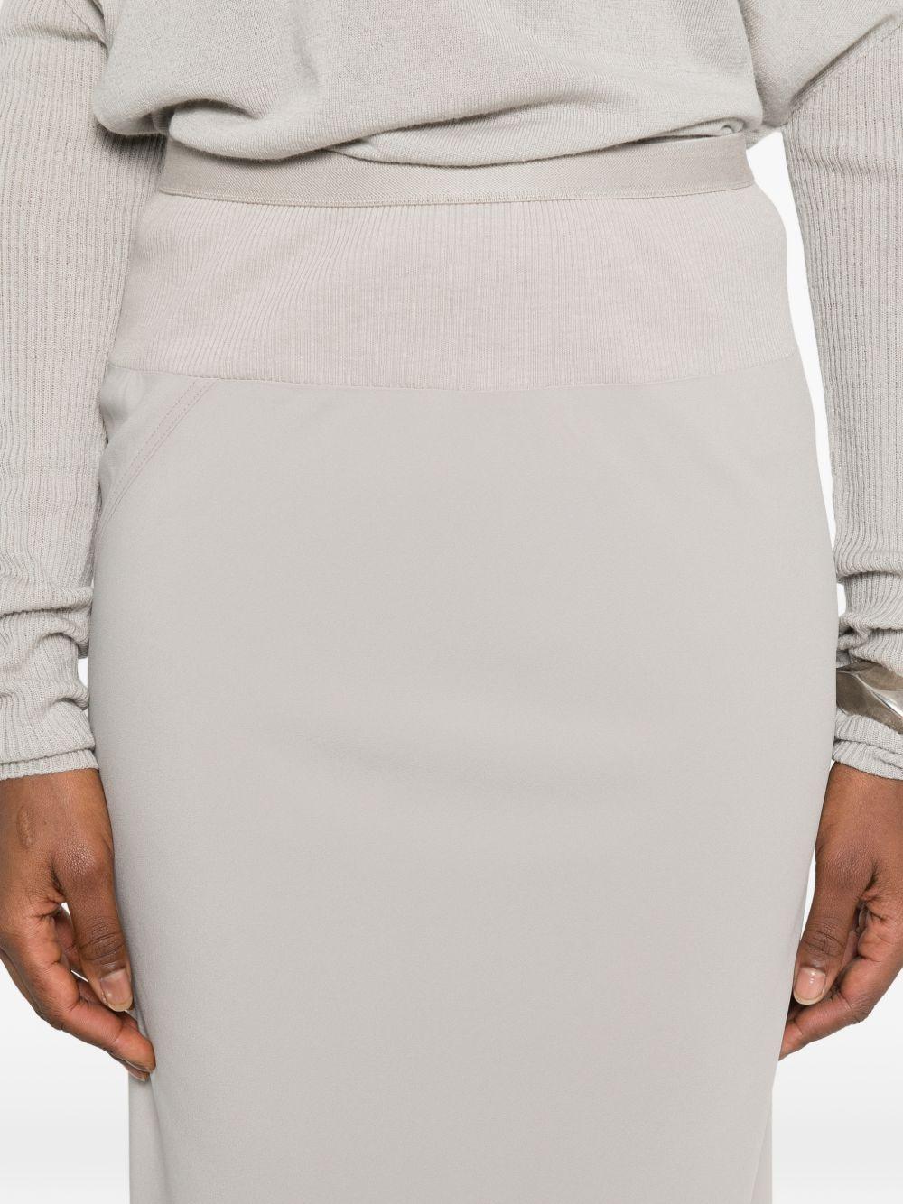 rick owens skirts white cotton - women