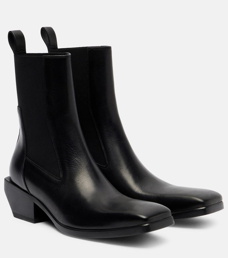 rick owens sliver ankle boots