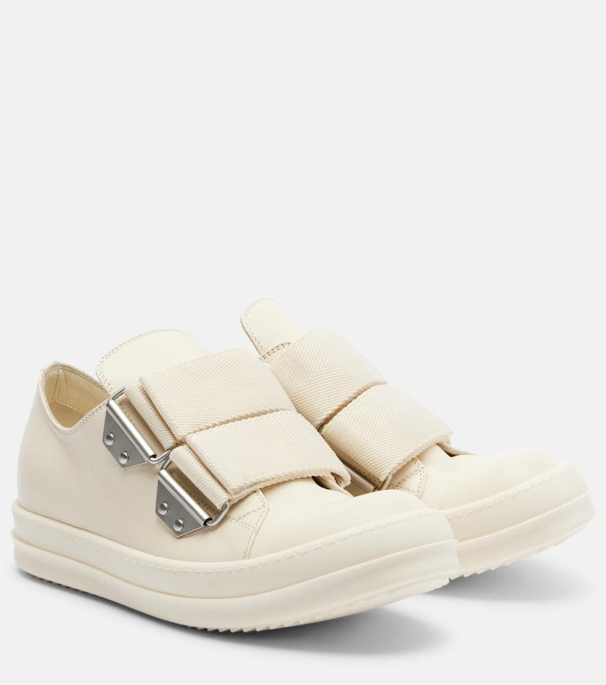 rick owens sneaks leather sneakers
