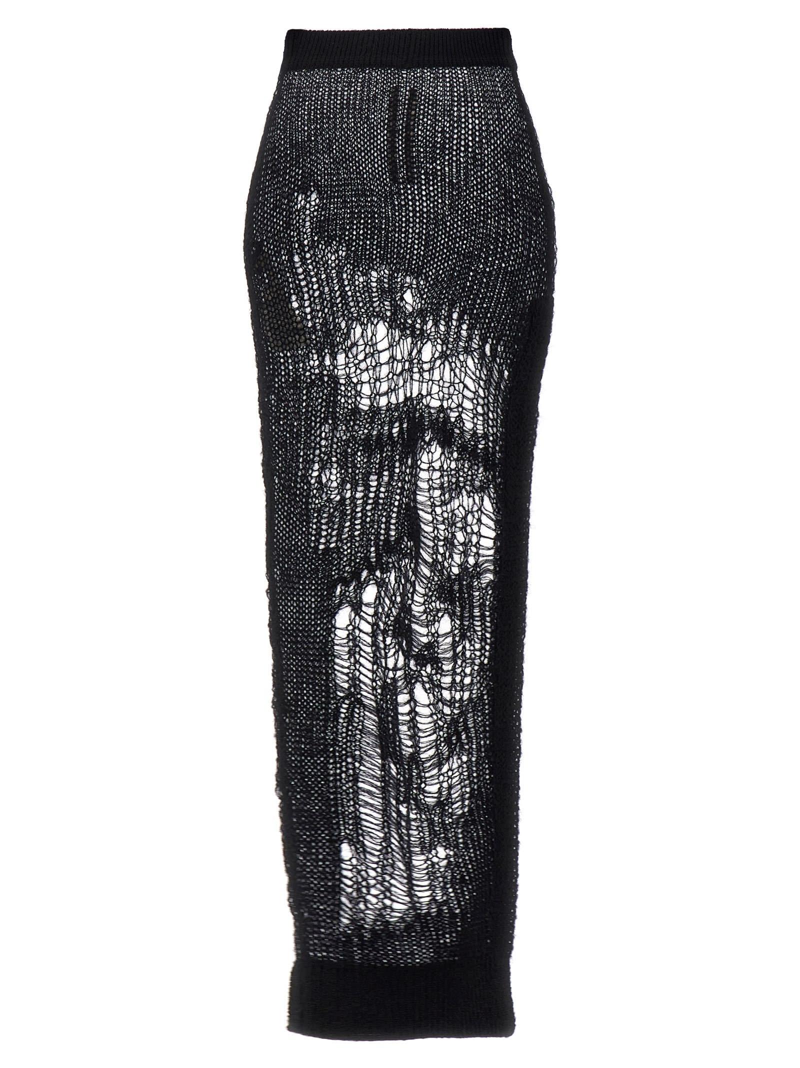 rick owens spider ziggy skirt