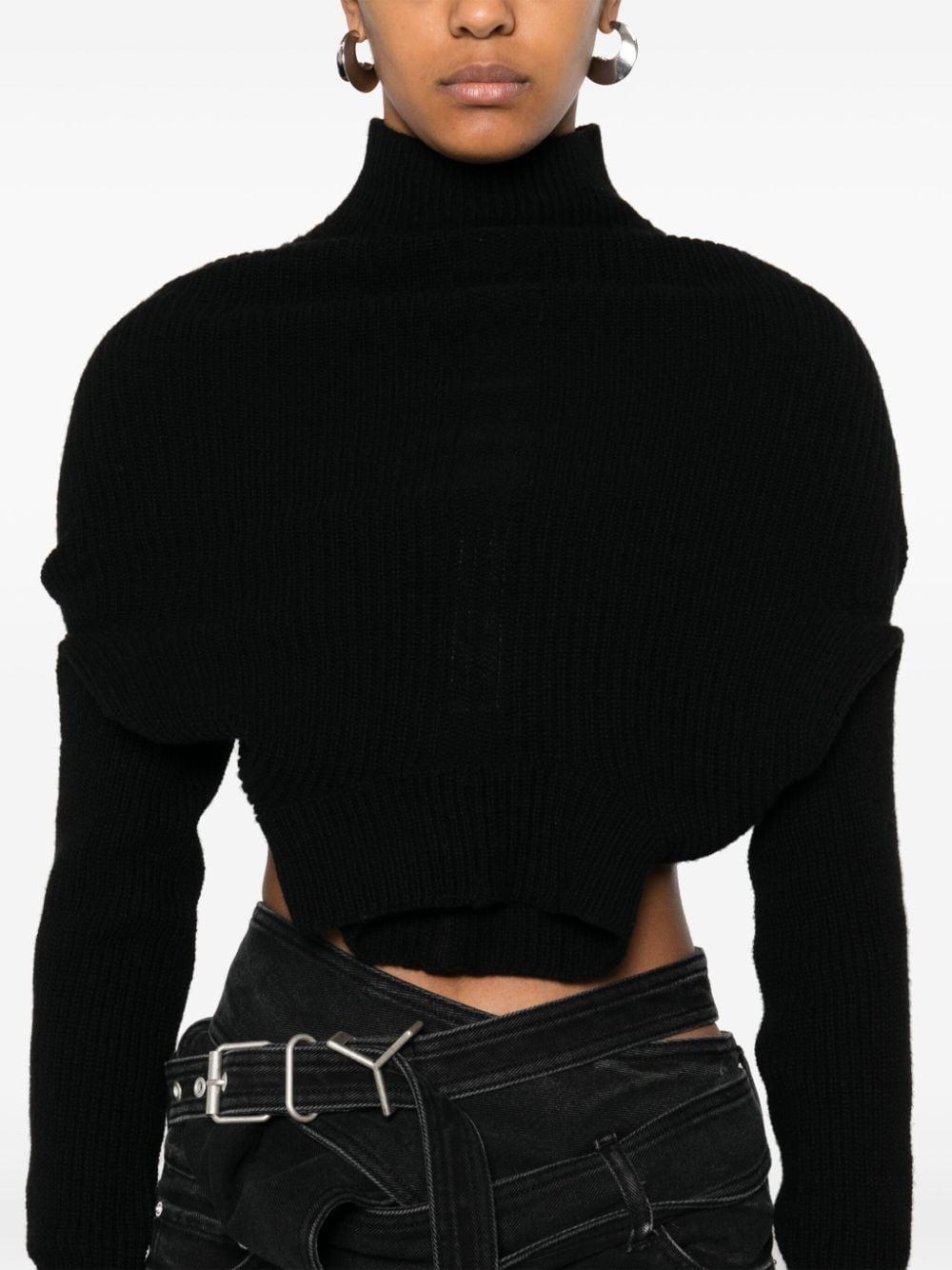 rick owens sweaters black recycled cashmere - women