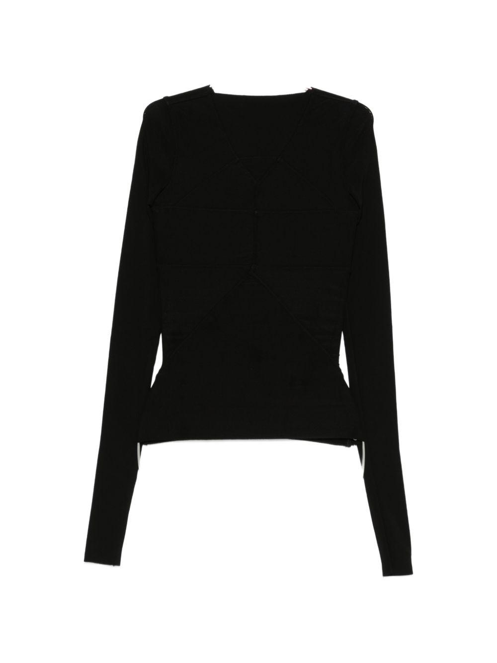 rick owens t-shirts and polos black viscose - women