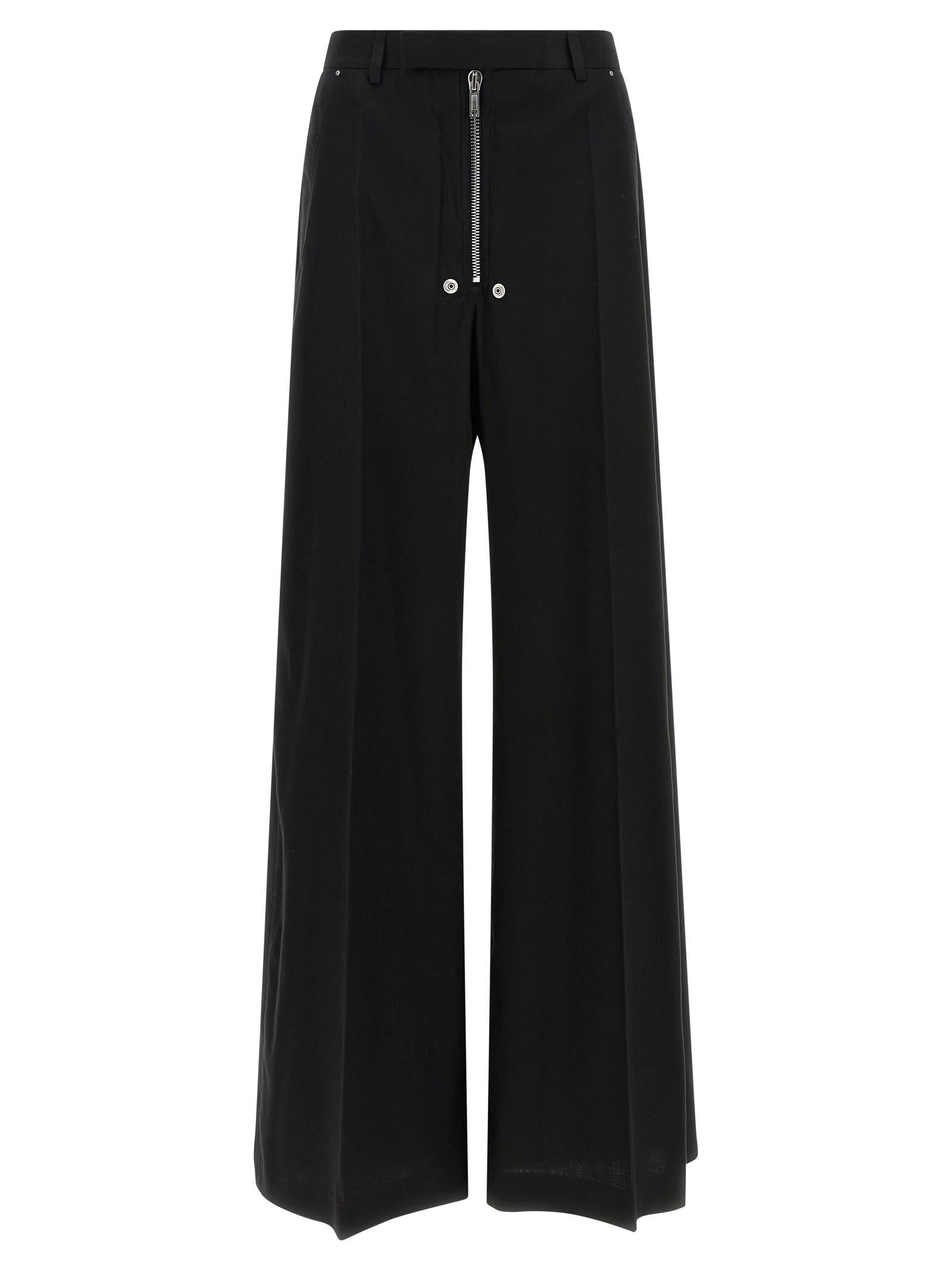 rick owens tailored wide belas pants