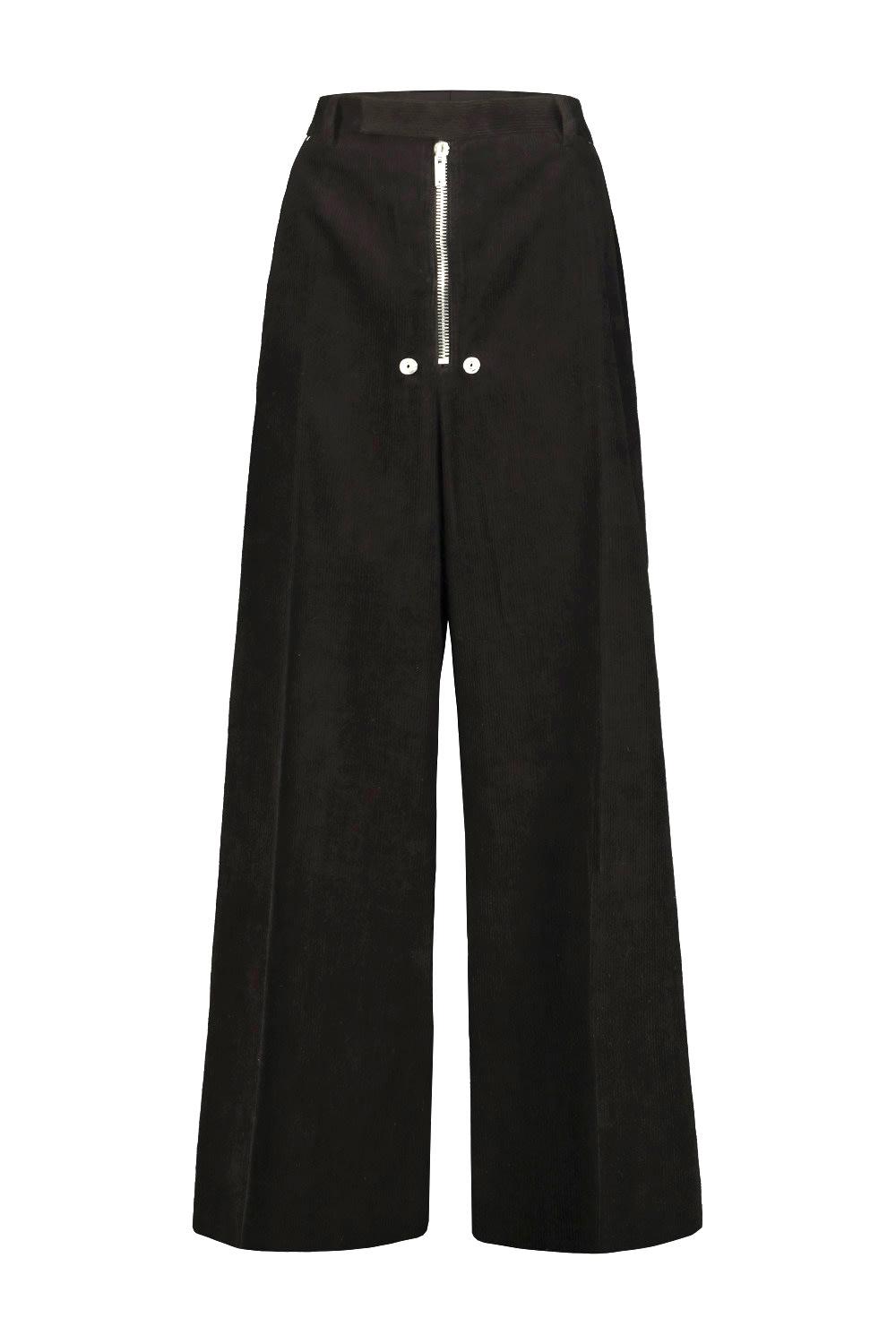 rick owens tailored wide belas