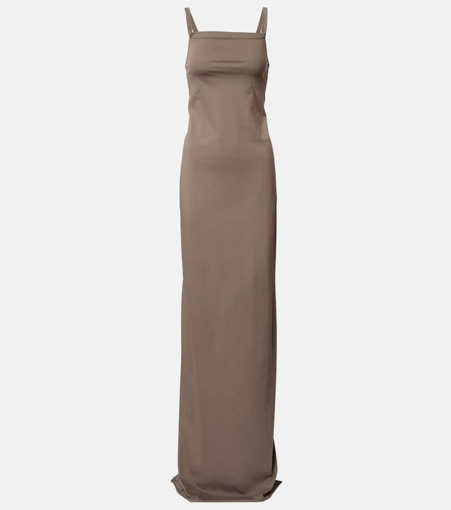 rick owens temple cotton maxi dress