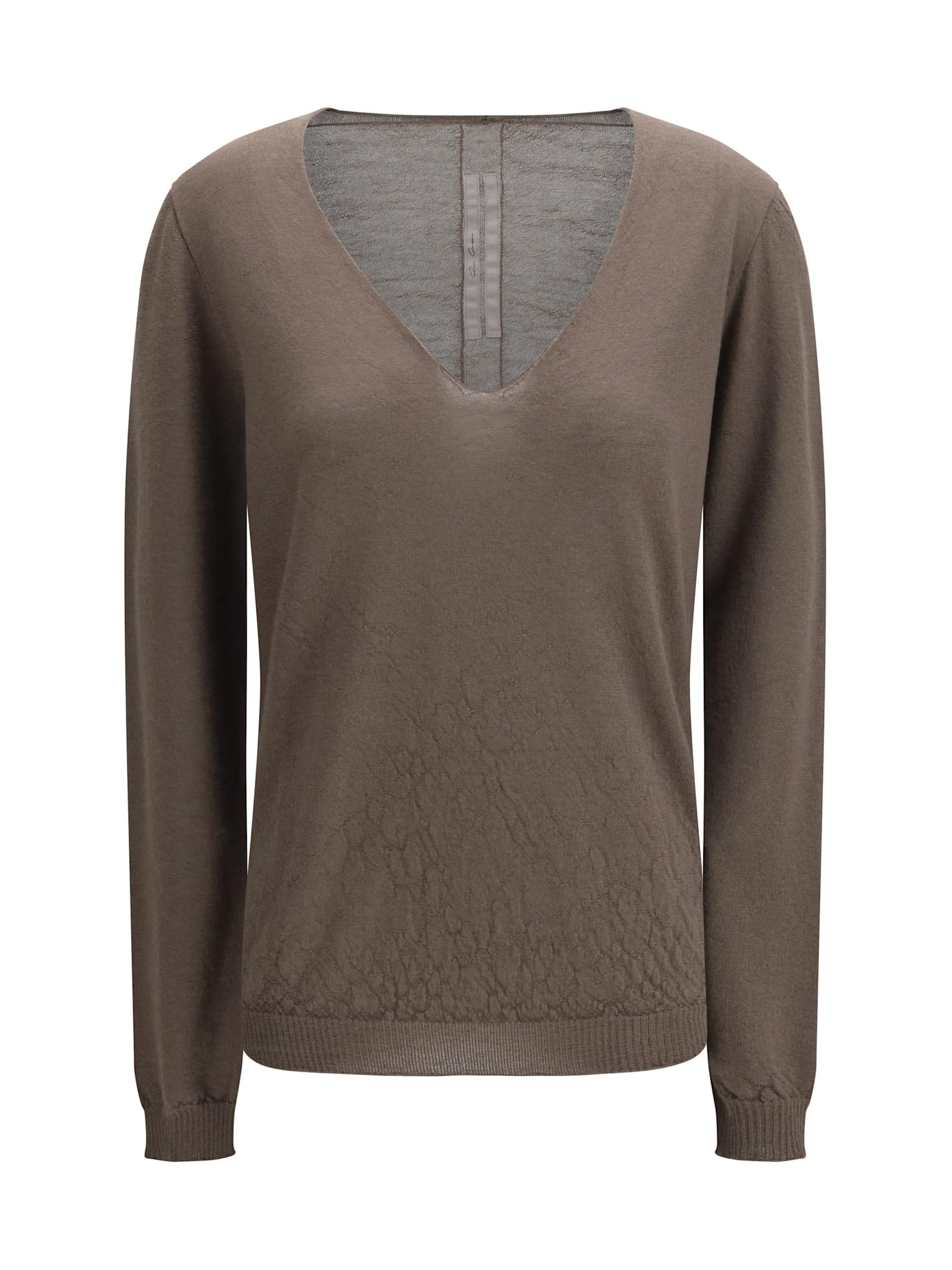 rick owens temple extreme sweater with v-neck