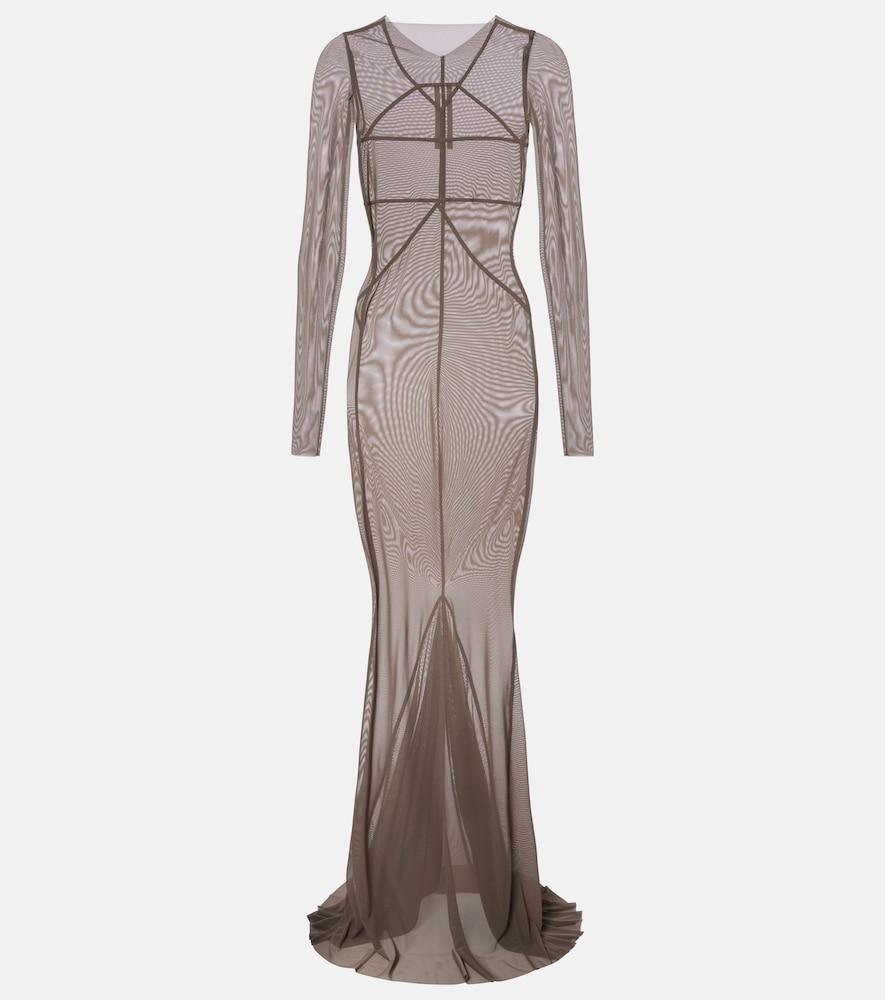 rick owens temple tulle gown